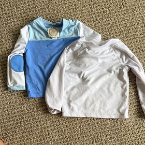The Beaufort Bonnet Company Blue and White Rashguards